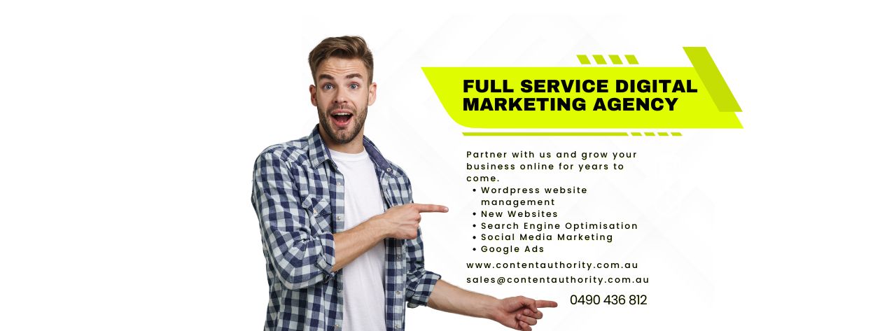 Brisbane full service digital marketing agency Content Authority (Facebook Cover) v2